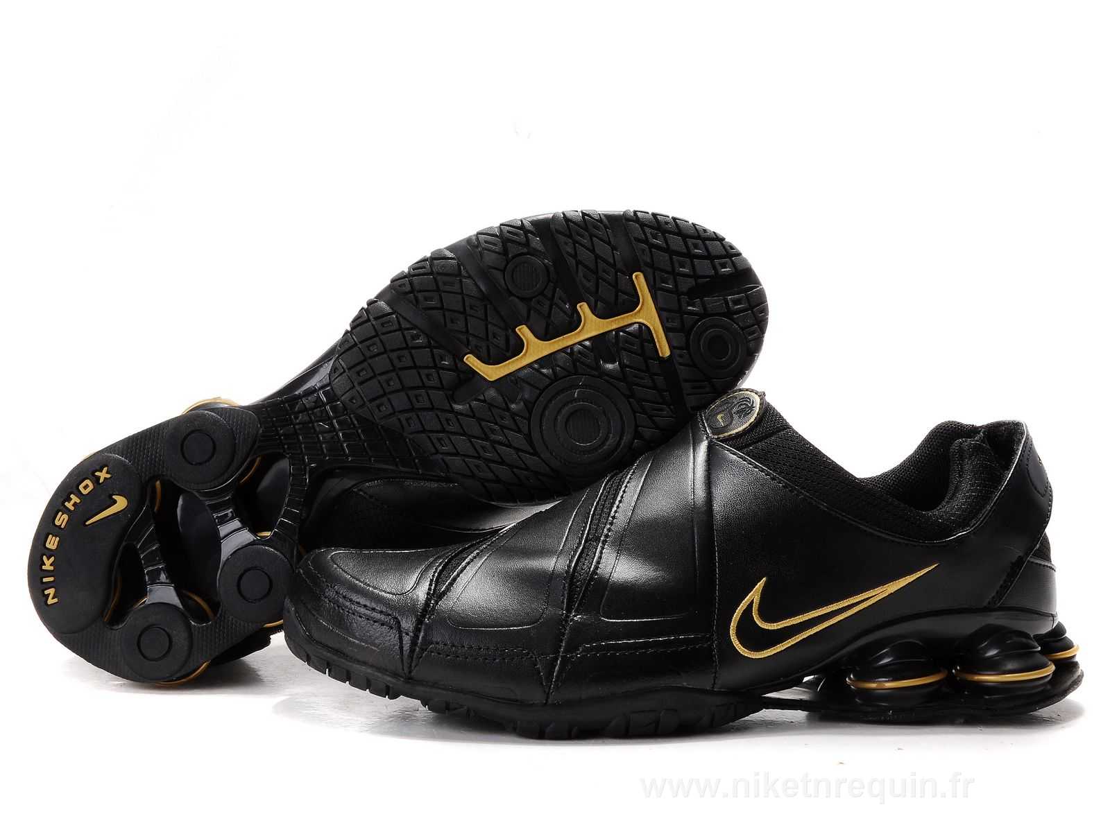 Dore Et Noir Nike Shox R5 610 Leaher